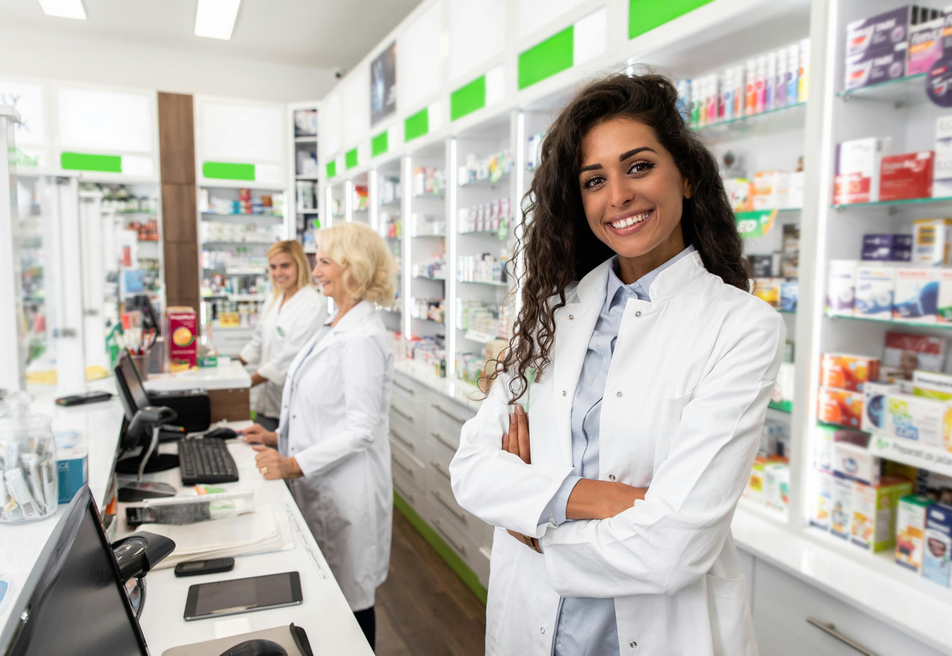 Portrait of female pharmacist in drugstore | Image Credit: Zoran Zeremski - stock.adobe.com