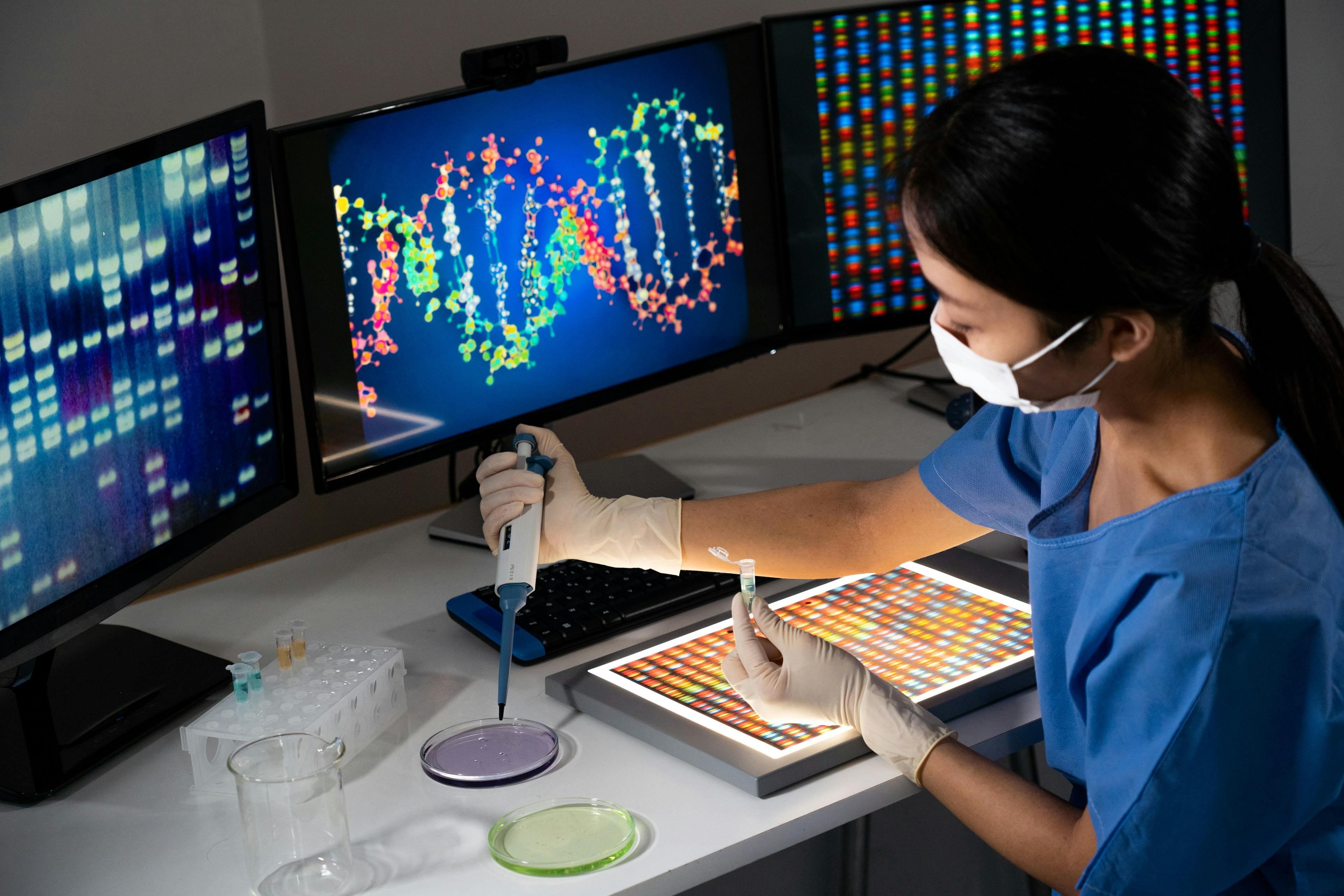 Research for genomic medicine or gene therapy -- Image credit: RFBSIP | stock.adobe.com