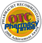 OTC Pharmacy Times seal - Pharmacist Recommended 2008 Achievement Awards