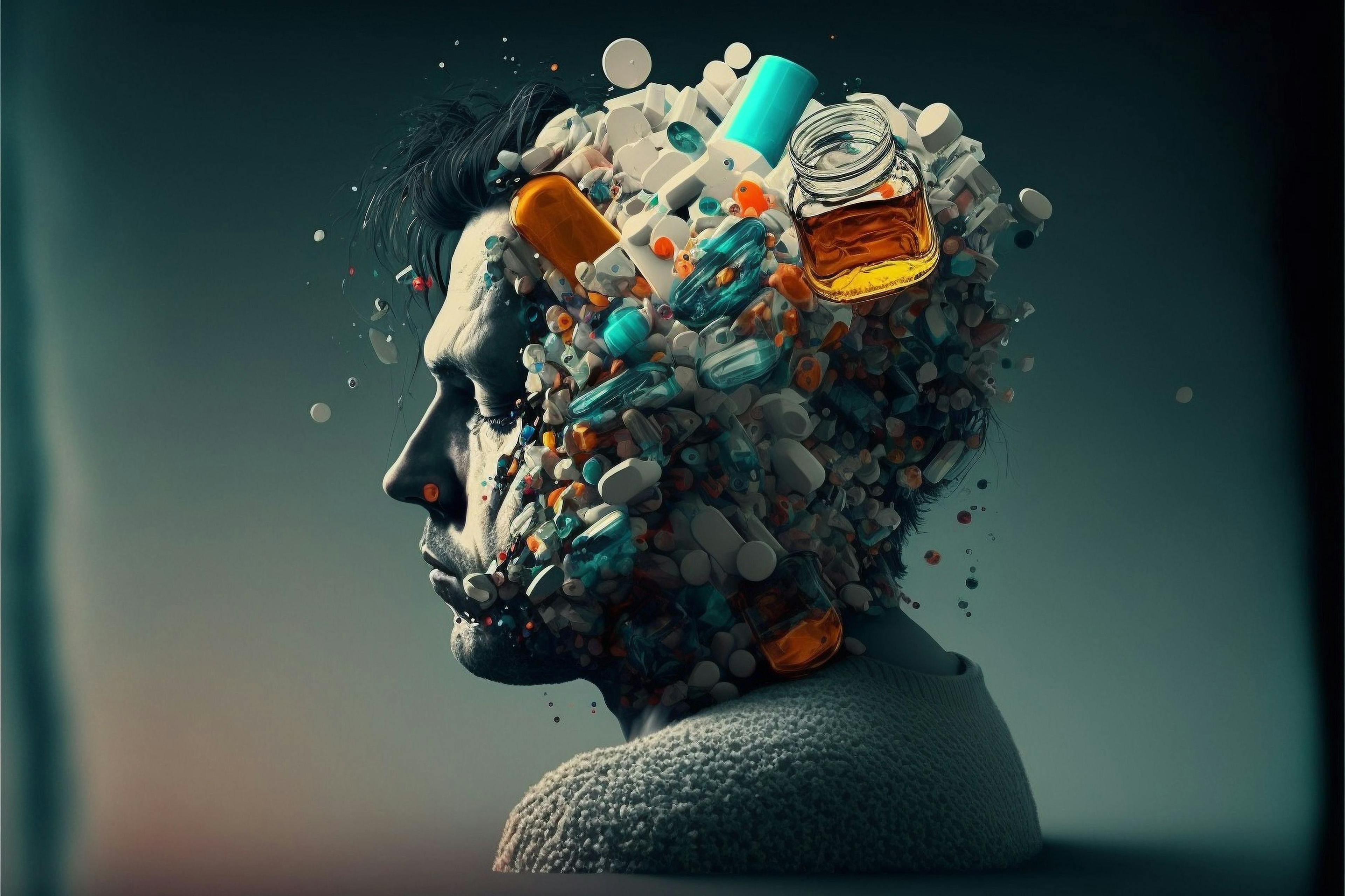 Concept of substance addiction. The struggle and journey of individuals affected by the condition. Ai Generated - Image credit: Ankreative | stock.adobe.com