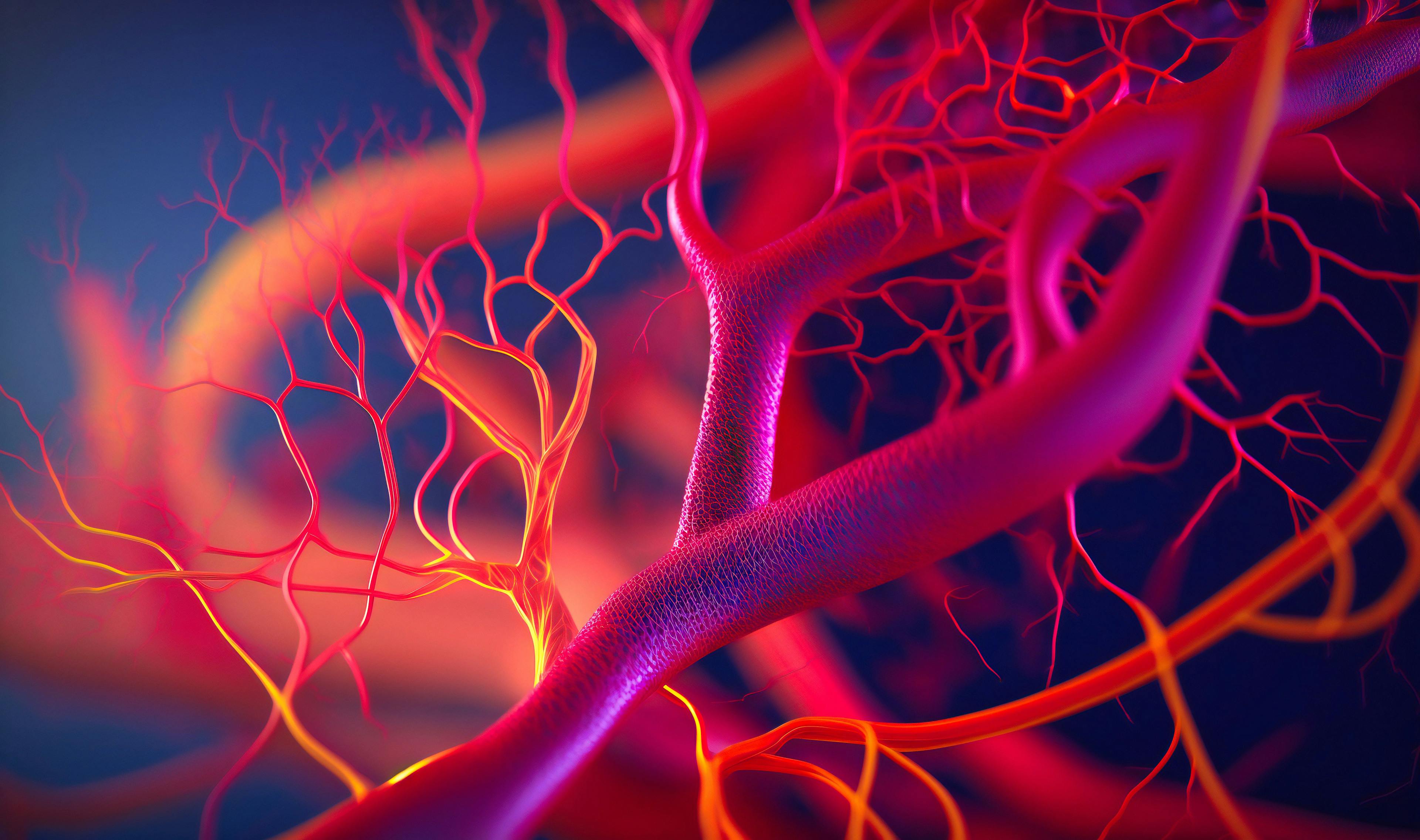 A detailed view of the complex network of blood vessels in a biological sample | Image Credit: Nilima - stock.adobe.com