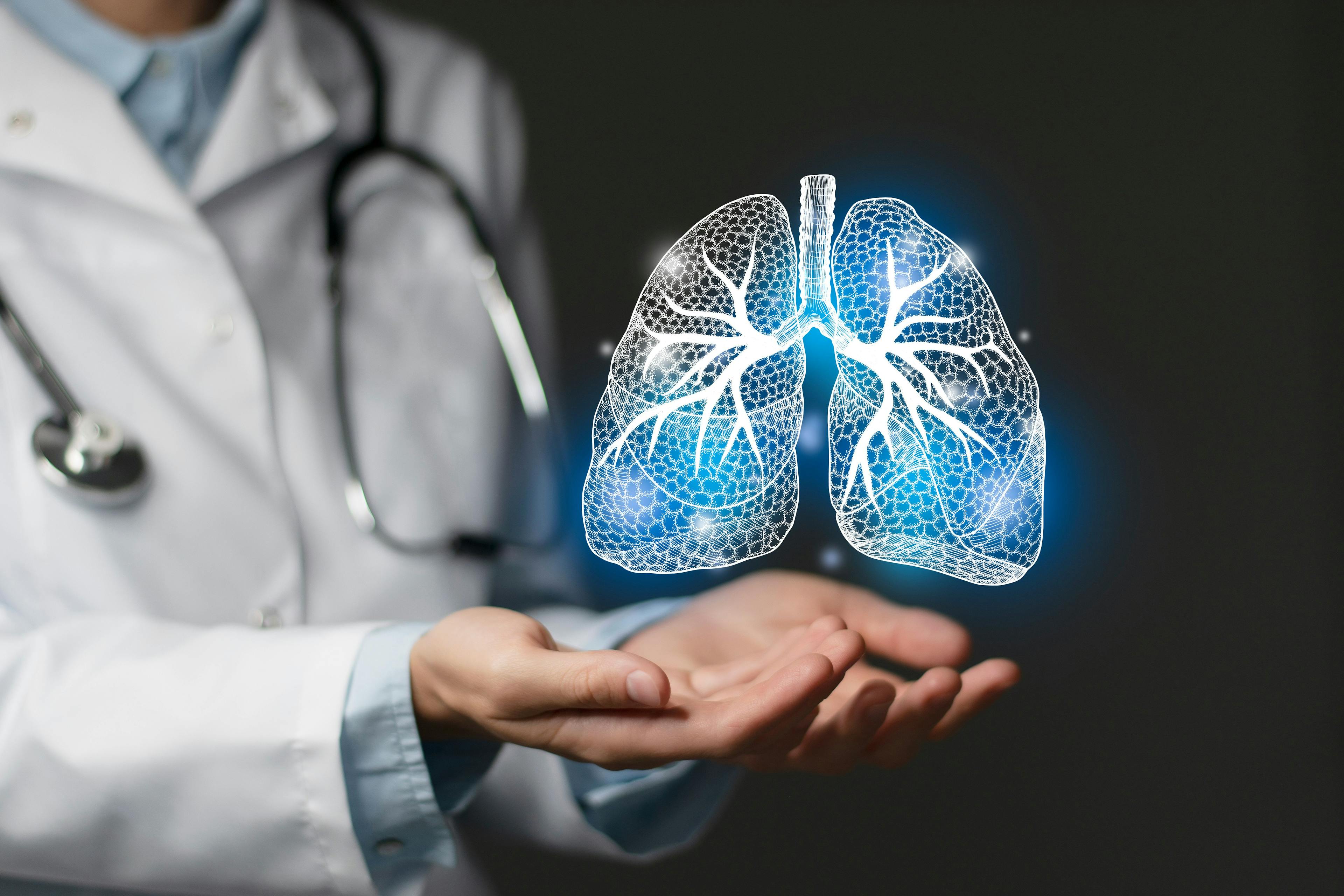 Pulmonologist doctor, lungs specialist. Aesthetic handdrawn highlighted illustration of human lungs | Image Credit: mi_viri - stock.adobe.com
