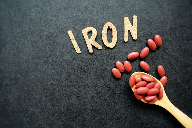 iron supplement pills .Iron is used to treat anemia due to iron deficiency anemia, IDA, which is caused by chronic blood loss -  Image credit: BooDogz | stock.adobe.com