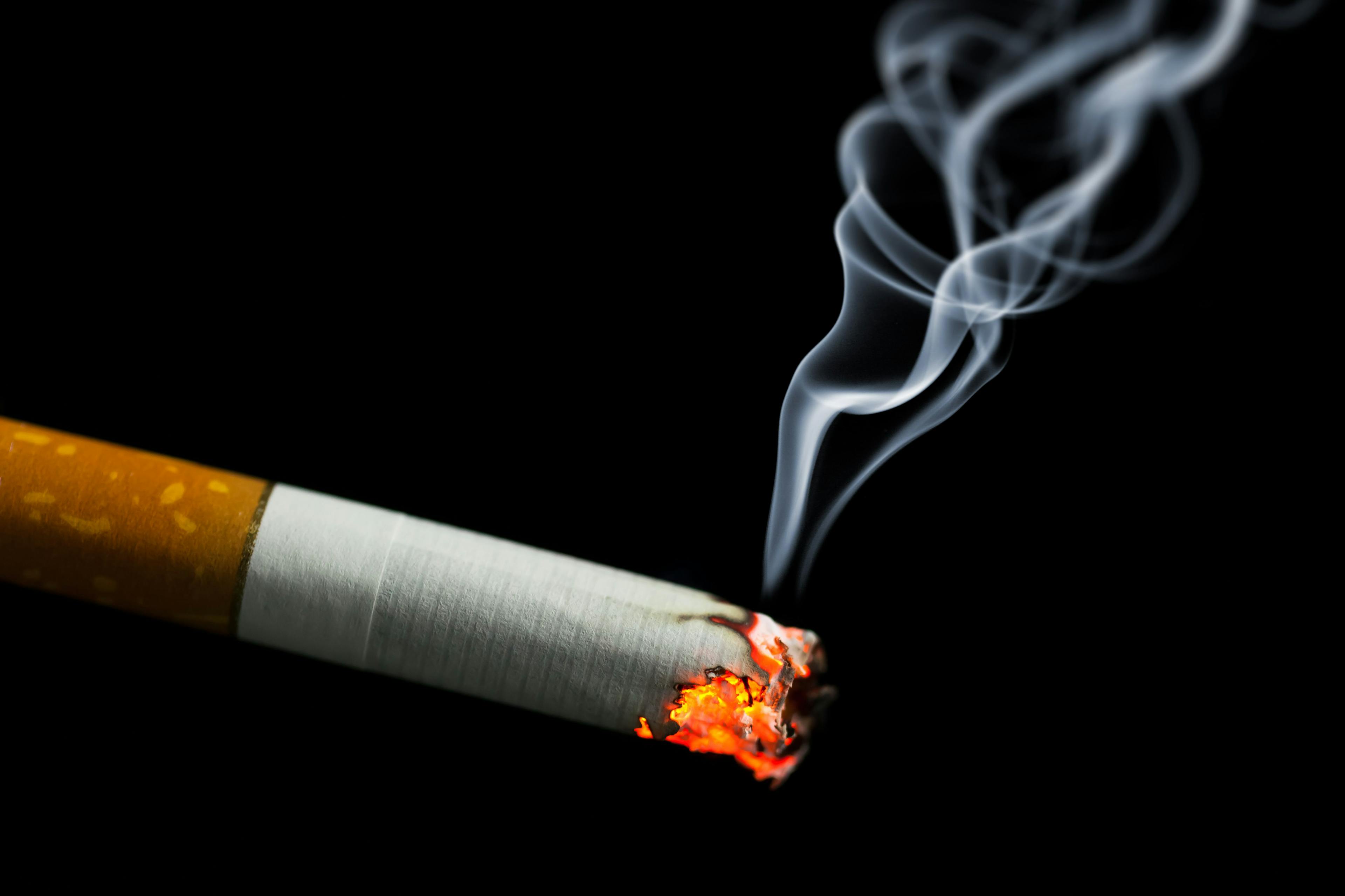 Burning cigarette with smoke - Image credit: nikkytok | stock.adobe.com