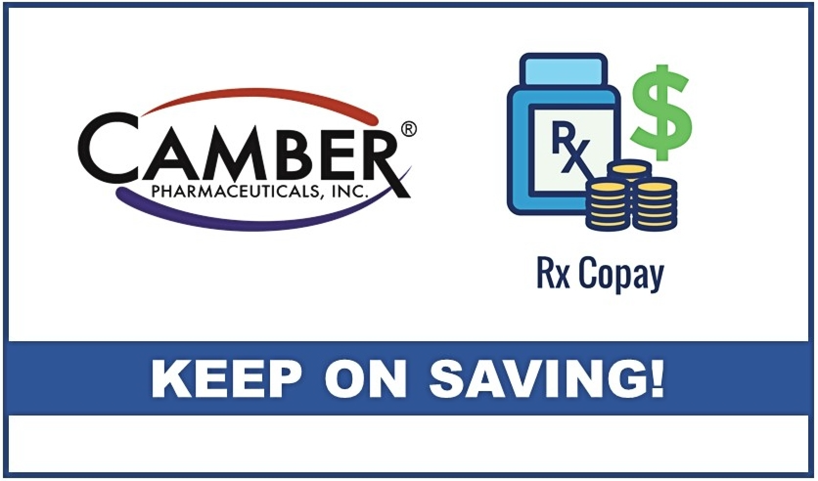 Camber Pharmaceuticals Accelerates Copay Card Program 