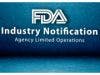 FDA User Fee-Supported Activities Continue Despite Government Shutdown