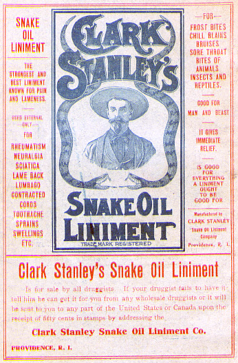 Fun Fact: What Was Snake Oil Used to Treat in the American West in the 19th Century?