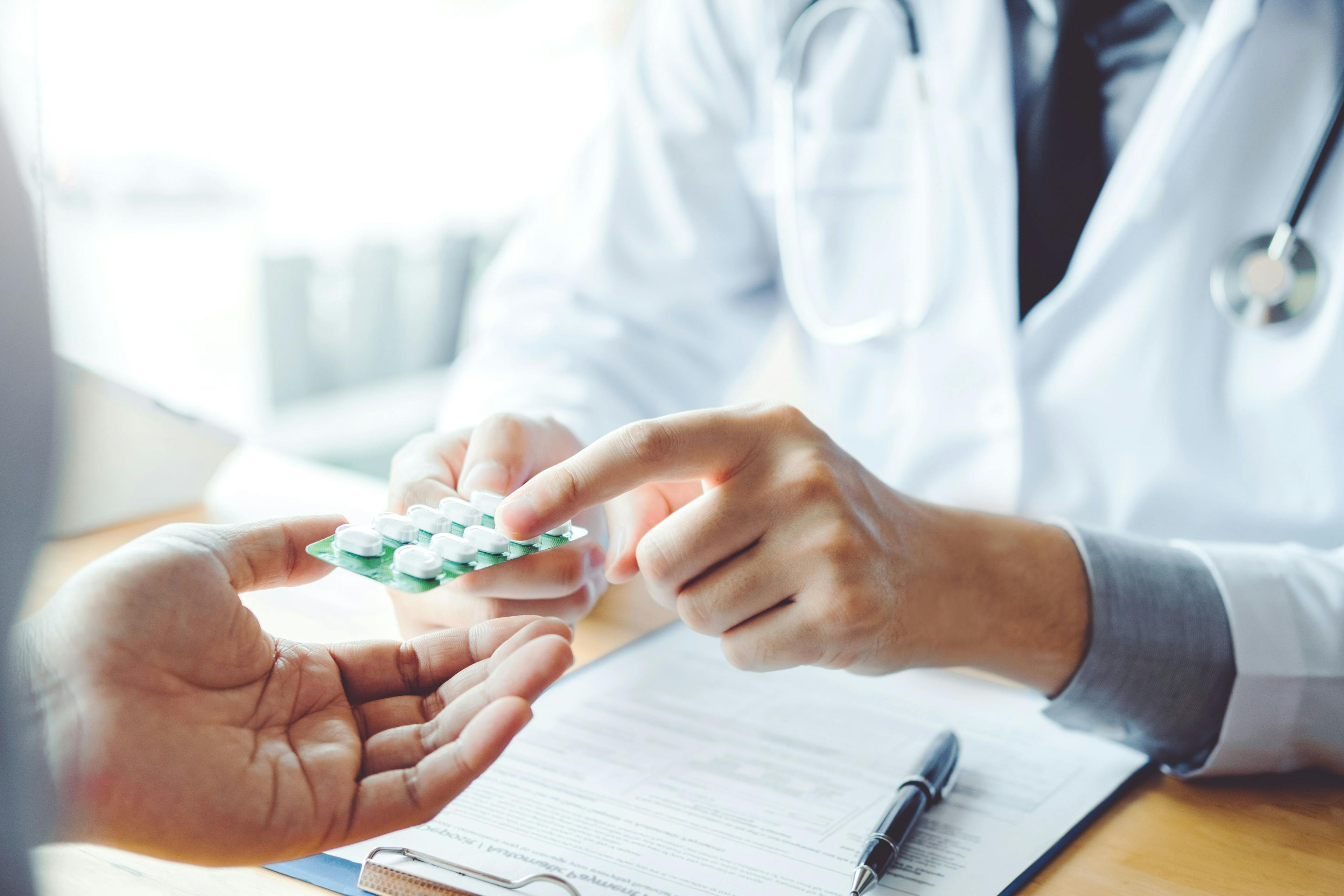 Doctor or physician recommend pills medical prescription to male Patient hospital and medicine concept | Image Credit: joyfotoliakid - stock.adobe.com