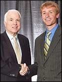 Sen John McCain and
Alex Adams