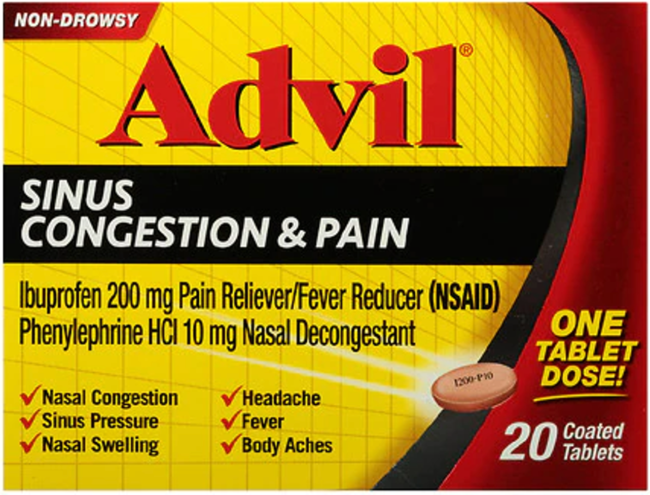 Daily OTC Pearl: Advil Sinus Congestion & Pain 