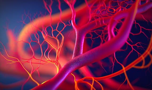 A detailed view of the complex network of blood vessels in a biological sample | Image Credit: Nilima - stock.adobe.com