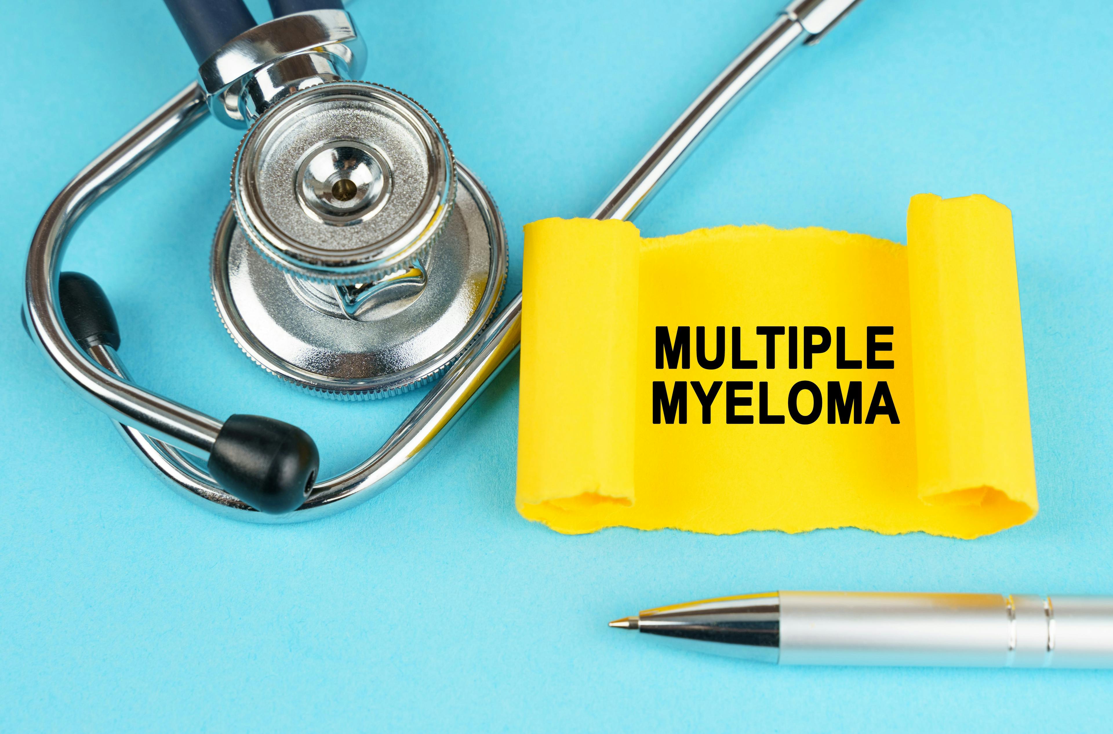Multiple myeloma written on post-it note -- Image credit: Dzmitry | stock.adobe.com