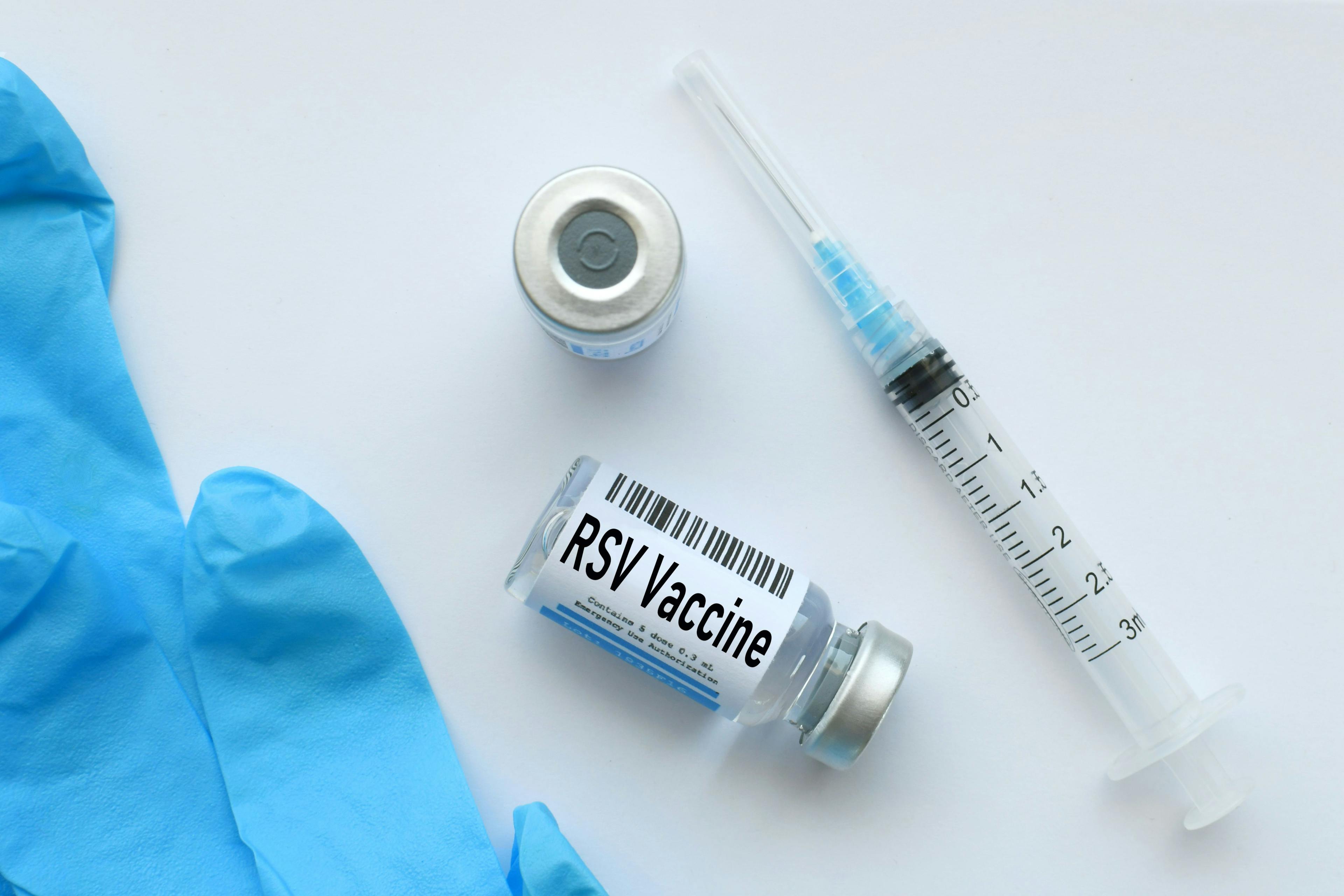 RSV vaccine vial with syringe -- Image credit: MargJohnsonVA | stock.adobe.com