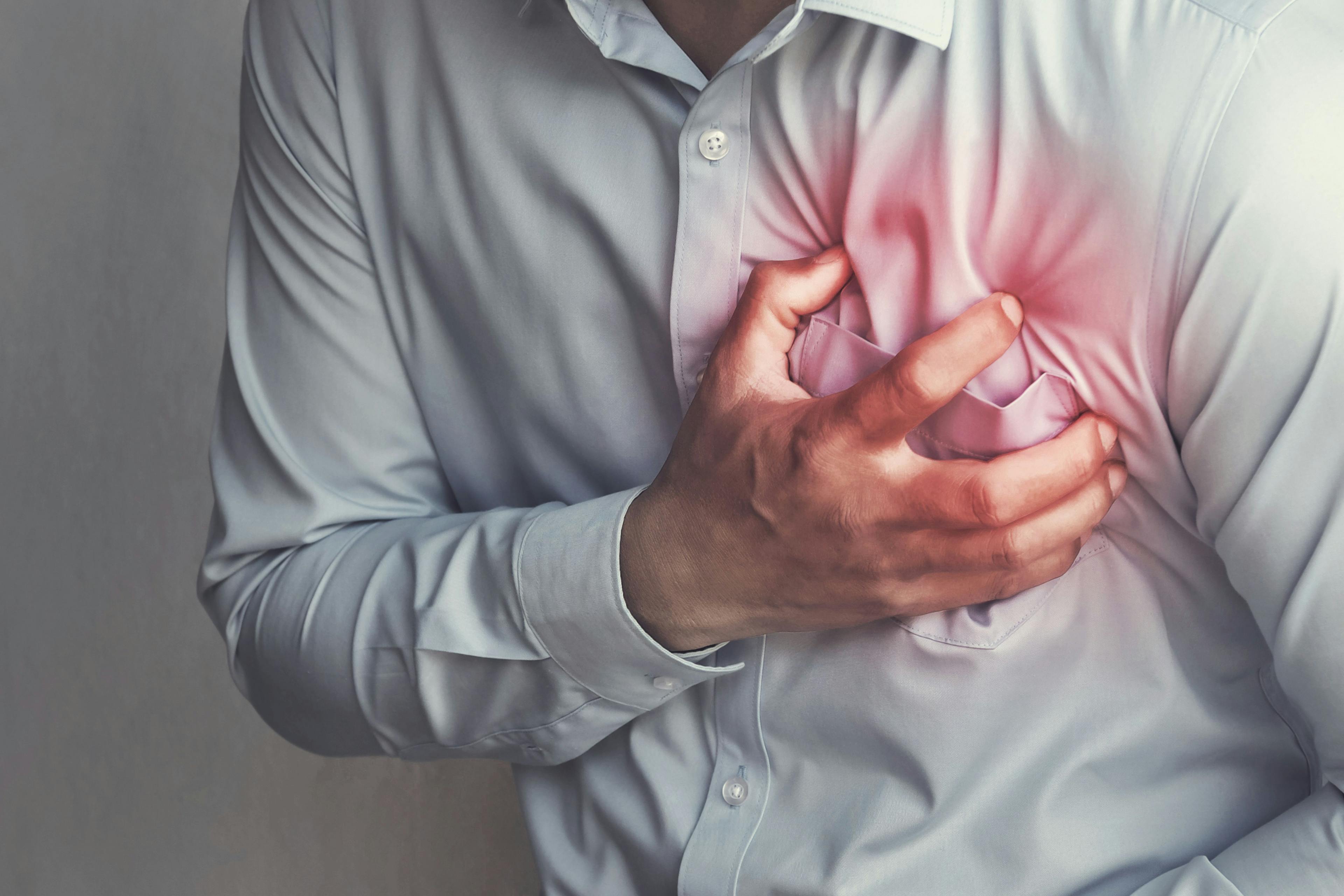 People chest pain from heart attack. healthcare concept. Credit: lovelyday12 - stock.adobe.com