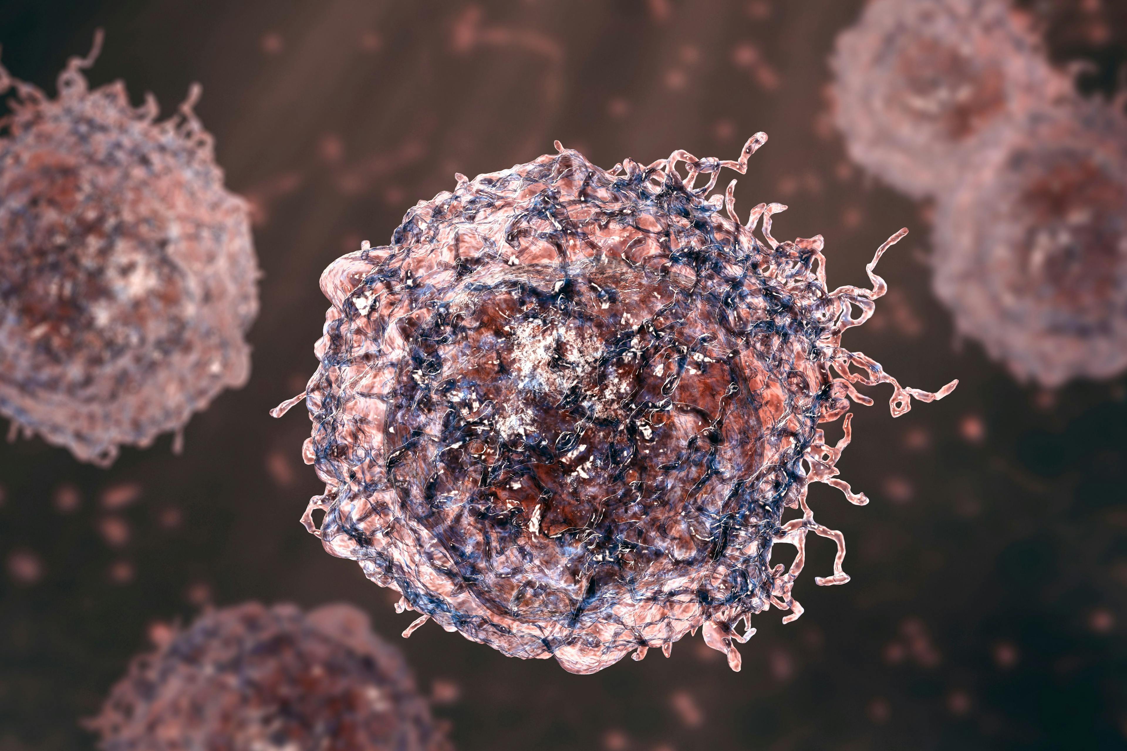 Cancer cells, 3D illustration | Image Credit: Dr_Microbe - stock.adobe.com