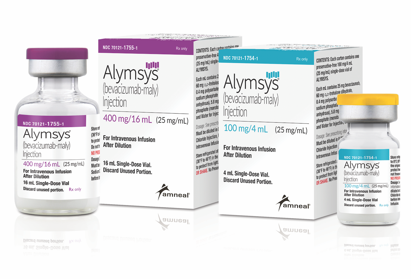Amneal Launches First Biosimilar with ALYMSYS® (bevacizumab-maly) in the United States