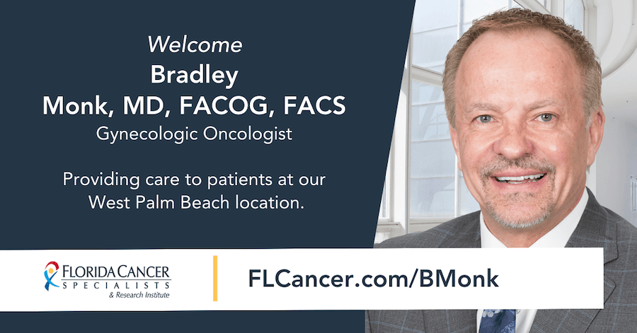 Bradley Monk, MD, FACOG, FACS, gynecologic oncologist. Image Credit: © Florida Cancer Specialists & Research Institute, LLC