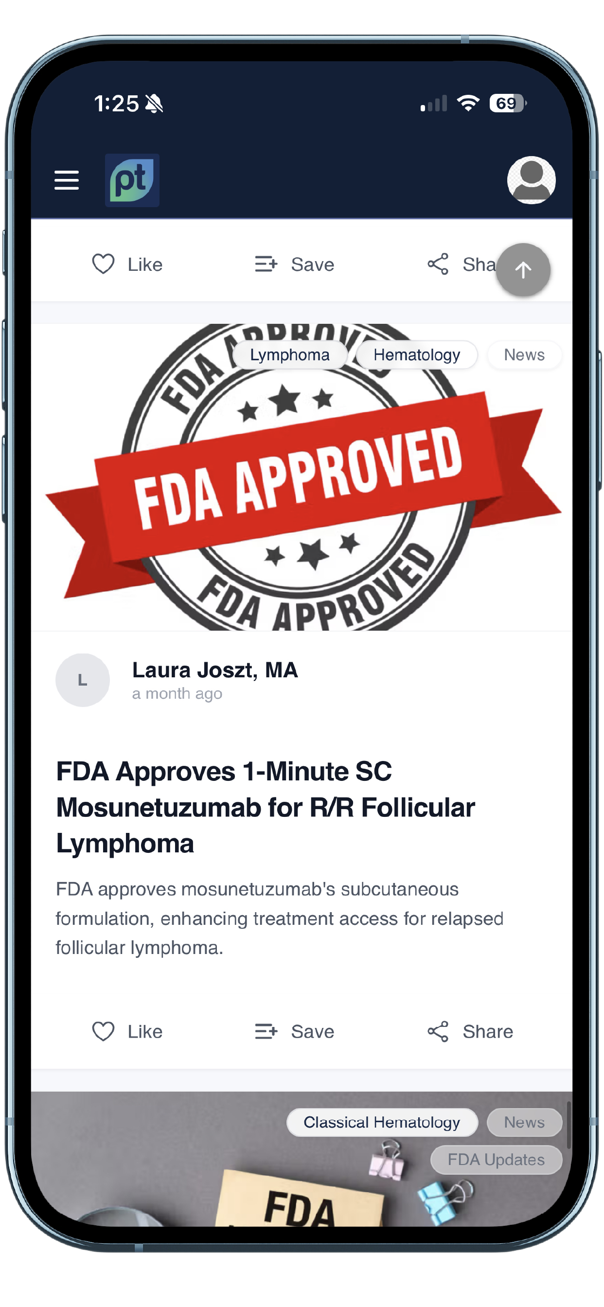Pharmacy Times Network App - News Feed