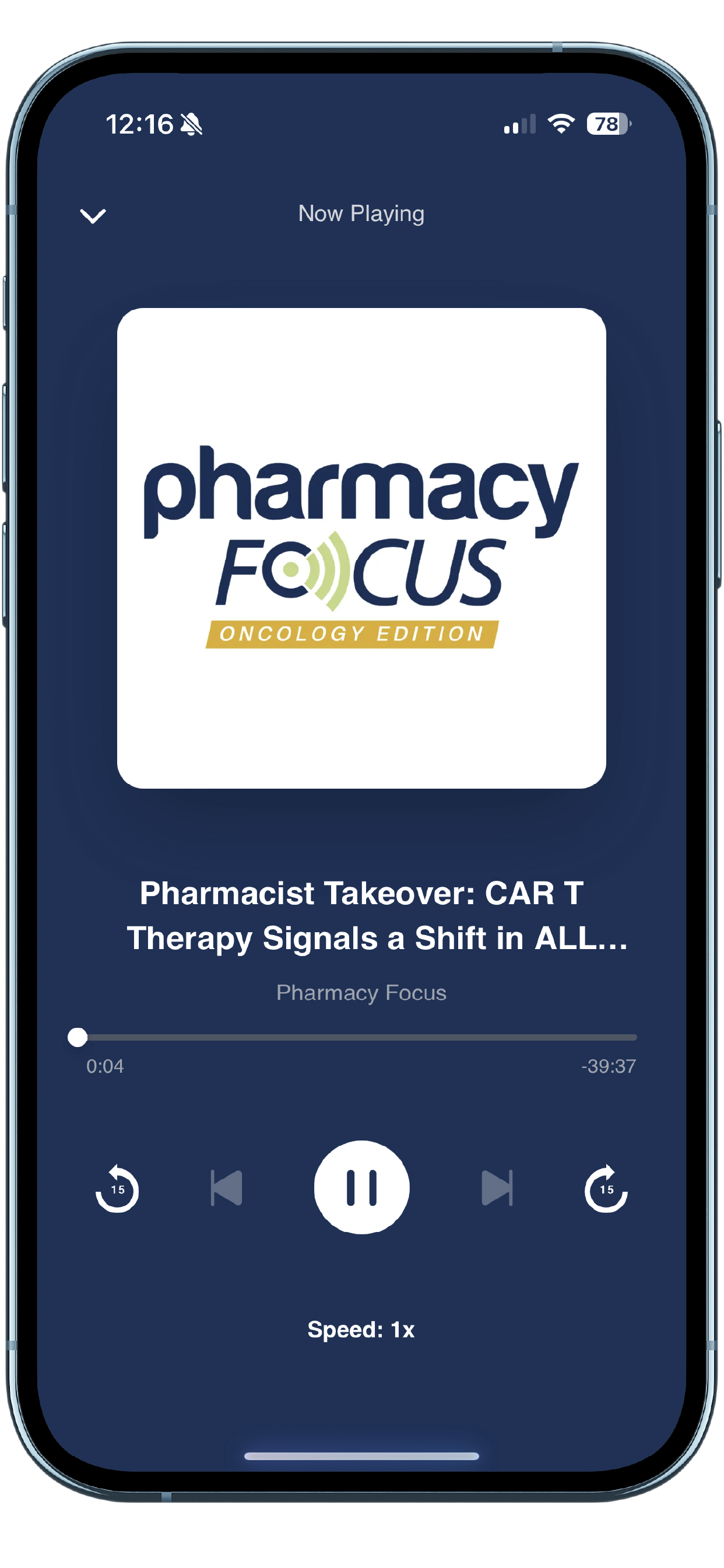 Pharmacy Times Network App - Podcast Player
